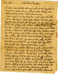 Letter to John Smith, 1759-02-20