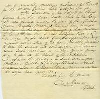 Philadelphia Monthly Meeting for the Western District Minute, 1844-06-19 [extracts]