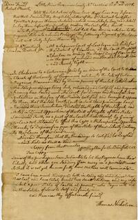 Letter to Robert Pleasants, 1778-11-02