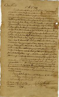 Letter to Robert Pleasants, 1793-01-09