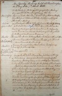 Philadelphia Yearly Meeting Minutes,  1681-1746 [extracts]