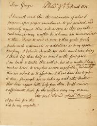 Letter to George Dillwyn, 1771-05-02