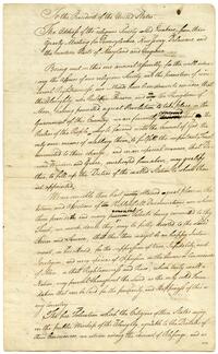 Address of the Religious Society called Quakers to the President of the United States