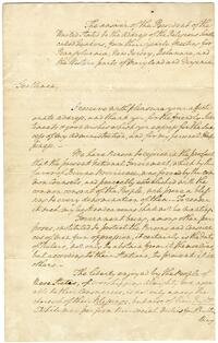 Answer of the President of the United States to the Address of the Religious Society called Quakers