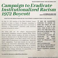 Black Students League 1972 Boycott (Instagram post)