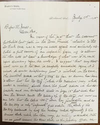 Letter from M. M. Buford to Rufus Jones 1895 July 1