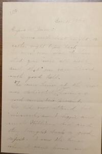 Letter from Jannet E. Harett to Rufus Jones 1895 December 11
