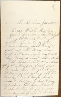 Letter from Walter E. Jones to Rufus Jones 1895 January 25