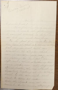 Letter from Janet E. Hallett to Rufus Jones 1895 October 24