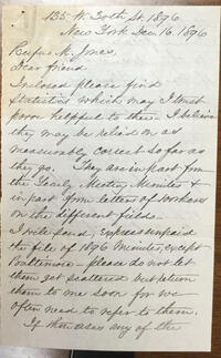 Letter from M. S. Kimber to Rufus Jones 1896 December 16