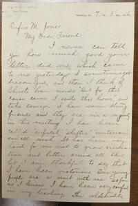 Letter from Thomas Newlin to Rufus Jones 1896 July 5