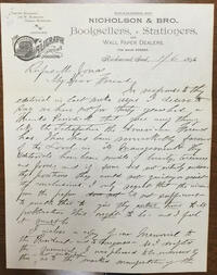 Letter from Timothy Nicholson to Rufus Jones 1896 January 6