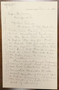 Letter from A. Rorinberg to Rufus Jones 1896 January 13