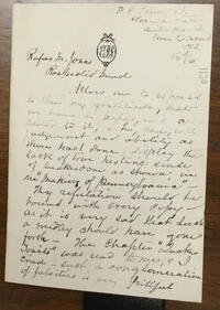 Letter from Erin D. Smith to Rufus Jones 1896 September 22