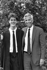 Legacy Photo: John Heller '89 and Martin Heller '54