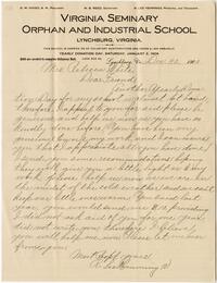 R. Lee Hemmings letter to Rebecca White