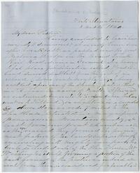 Hannah White Richardson letter to Rebecca White