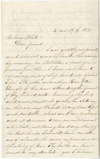 Esther Roberts letter to Rebecca White