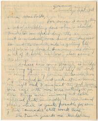 Beulah Hurley Waring letter to her family