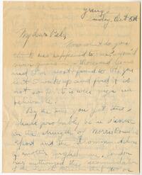 Beulah Hurley Waring letter