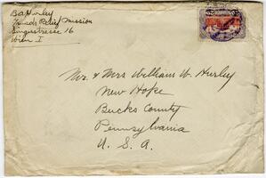 Beulah Hurley Waring postcards to Achsah L. Hurley and William W. Hurley
