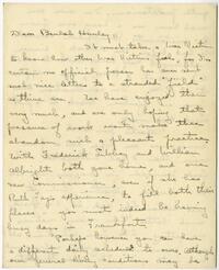 Anna J. Haines letter to Beulah Hurley Waring