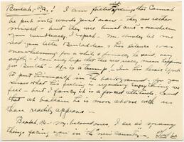 Letter to Beulah Hurley Waring and P. Alston Waring