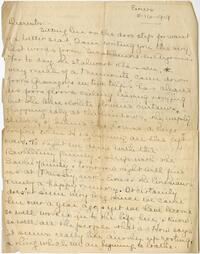 Katharine Wistar Elkinton letter to her family