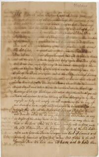 Deeds, from Susquehanna Indians to William Penn, Exemption, September 13, 1700