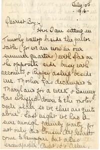 Katharine Wistar Elkinton letter to Howard W. Elkinton
