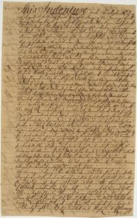 Copy of record of Deed of Land from William Allen to Nicholas Dupue, August 8, 1750