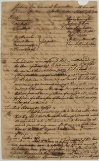 Conversation with the Indians at Israel Pemberton's, April 19, 1756