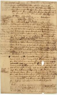 Minutes of Conference with the Indians, April 23, 1756