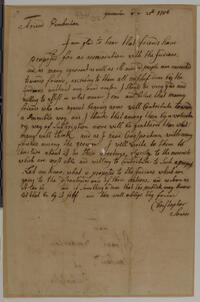 Letter to Israel Pemberton, April 25, 1756