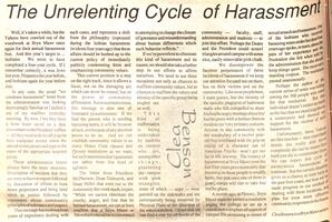 The Unrelenting Cycle of Harassment