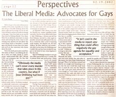 The Liberal Media: Advocates for Gays