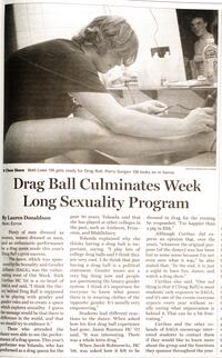 Drag Ball Culimates Week Long Sexuality Program