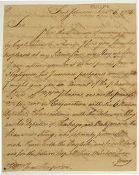 Pemberton's Letter from Daniel Claus, September 6, 1756