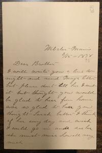 Letter from Ahei M. Jones to Rufus Jones to 1898 March 15