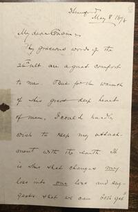 Letter to Rufus Jones 1898 May 8