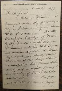 Letter from William Evans to Rufus Jones 1897 February 11