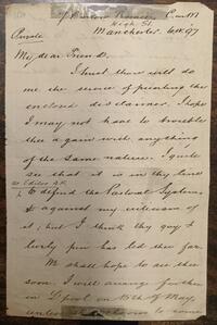 Letter from John W. Fraham to Rufus Jones 1897 April 6