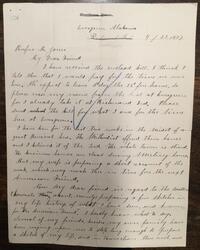 Letter from Allen Jay to Rufus Jones 1897 April 22