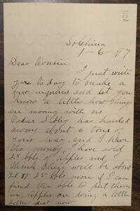 Letter from L. W. Jones to Rufus Jones 1897 January 6