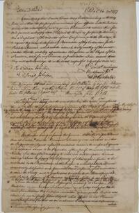 Pemberton's letter to Charles Hardy, April 26, 1757