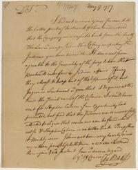 Pemberton's Letter from Charles Read, May 17, 1757