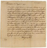 Receipt of Money from Casper Rebel and Christopher Schultz, June 6, 1757