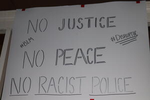 No Justice No Peace No Racist Police Poster