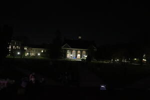 Founders Hall and Founders Green during second sit-in