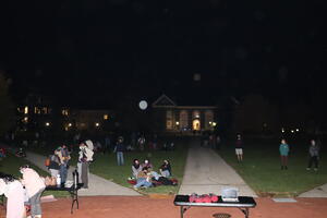 Second sit-in participants on Founders Green 2